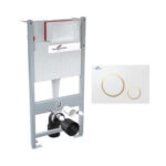 كيفية استخدام خزان دفن سارجيمن ولوحة الطرد الدائرية البيضاء اللامعة