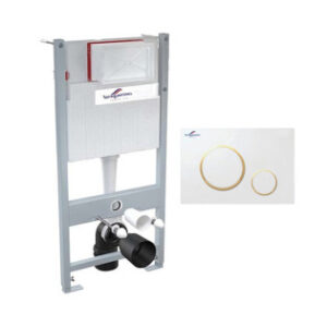 كيفية استخدام خزان دفن سارجيمن ولوحة الطرد الدائرية البيضاء اللامعة