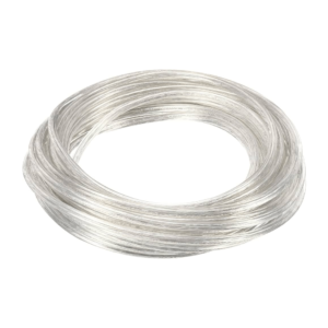 سلك سماعات شفاف 2*.75 شفاف