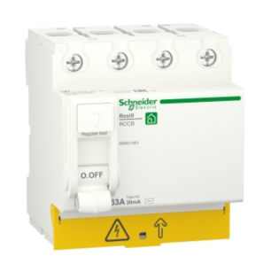 قاطع كهربائي RCCB رباعي 63 أمبير شنايدر إليكتريك ريزى 9 قاطع كهربائي RCCB رباعي 63 أمبير شنايدر إليكتريك ريزى 9